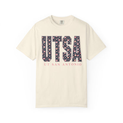 UTSA Floral Logo T‑Shirt — UT San Antonio Collegiate Tee