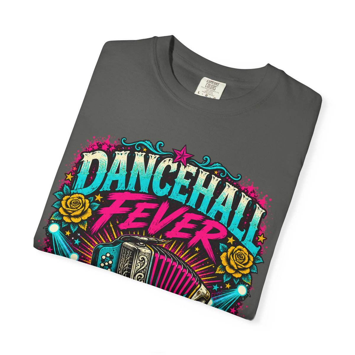 Dancehall Fever Accordion T-Shirt — Gonzales, Texas Friday Night Two-Step