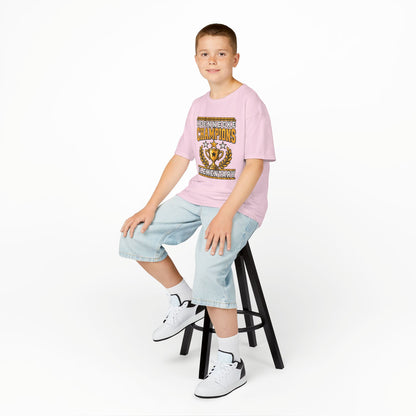 Koennecke Champions Elementary Kids T-Shirt — School Spirit Trophy Design