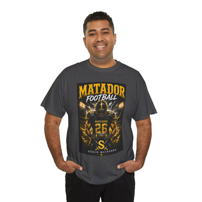 Matador Football Team Tee — Vintage Helmet Graphic Jersey Shirt