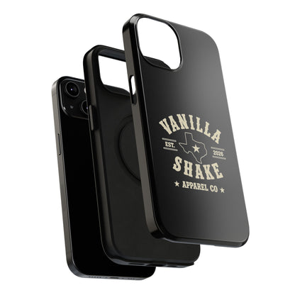 Black w/Ivory Logo lmpact-Resistant Phone Cases