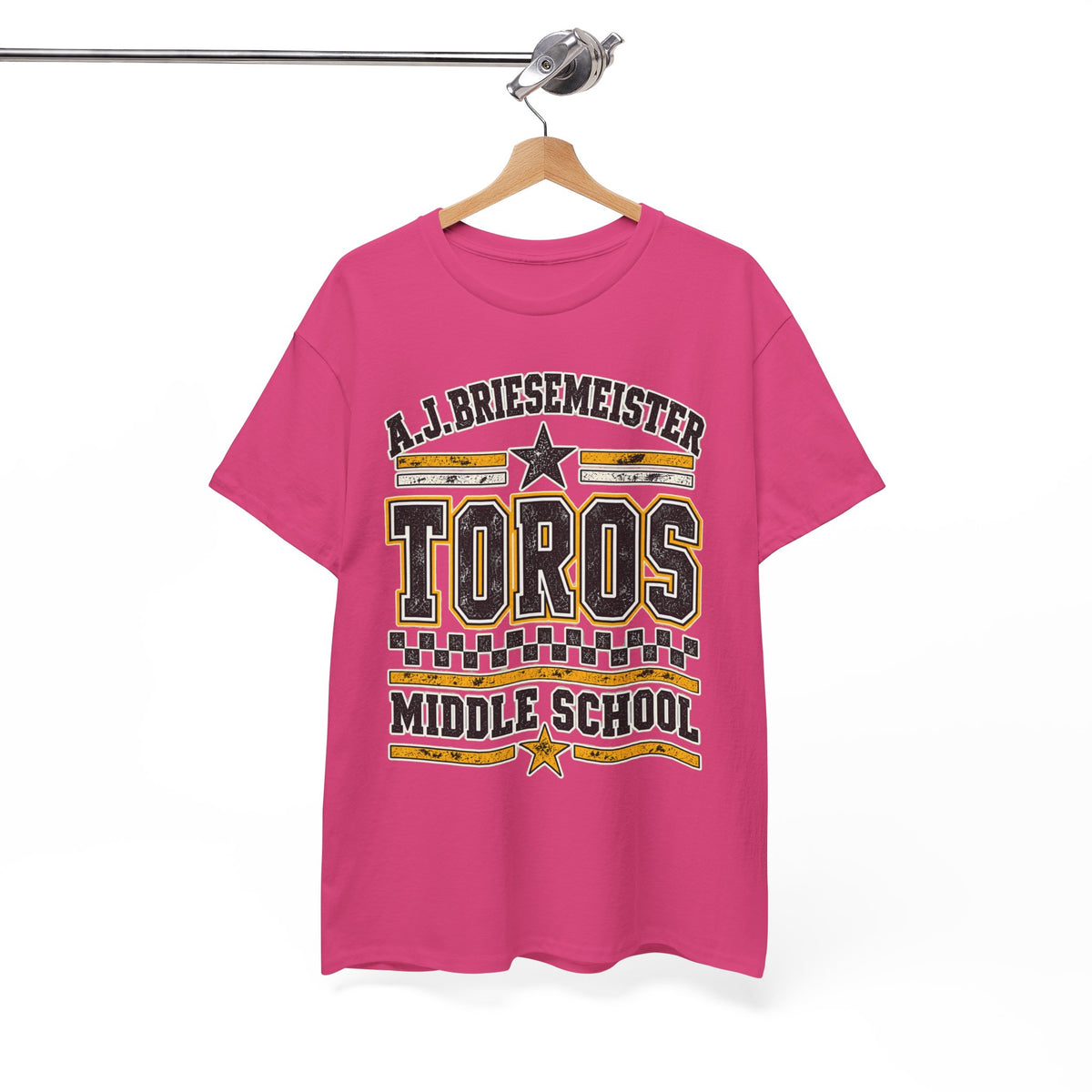 Toros Middle School Tee — A.J. Briesemeister School Spirit T-Shirt