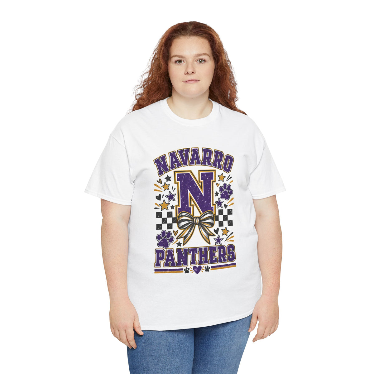 Navarro Panthers N Cheer T-Shirt — School Spirit Cheerleader Tee