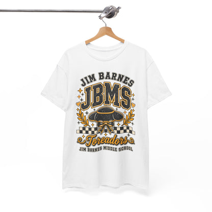 Jim Barnes JBMS Toreadors Middle School T-Shirt