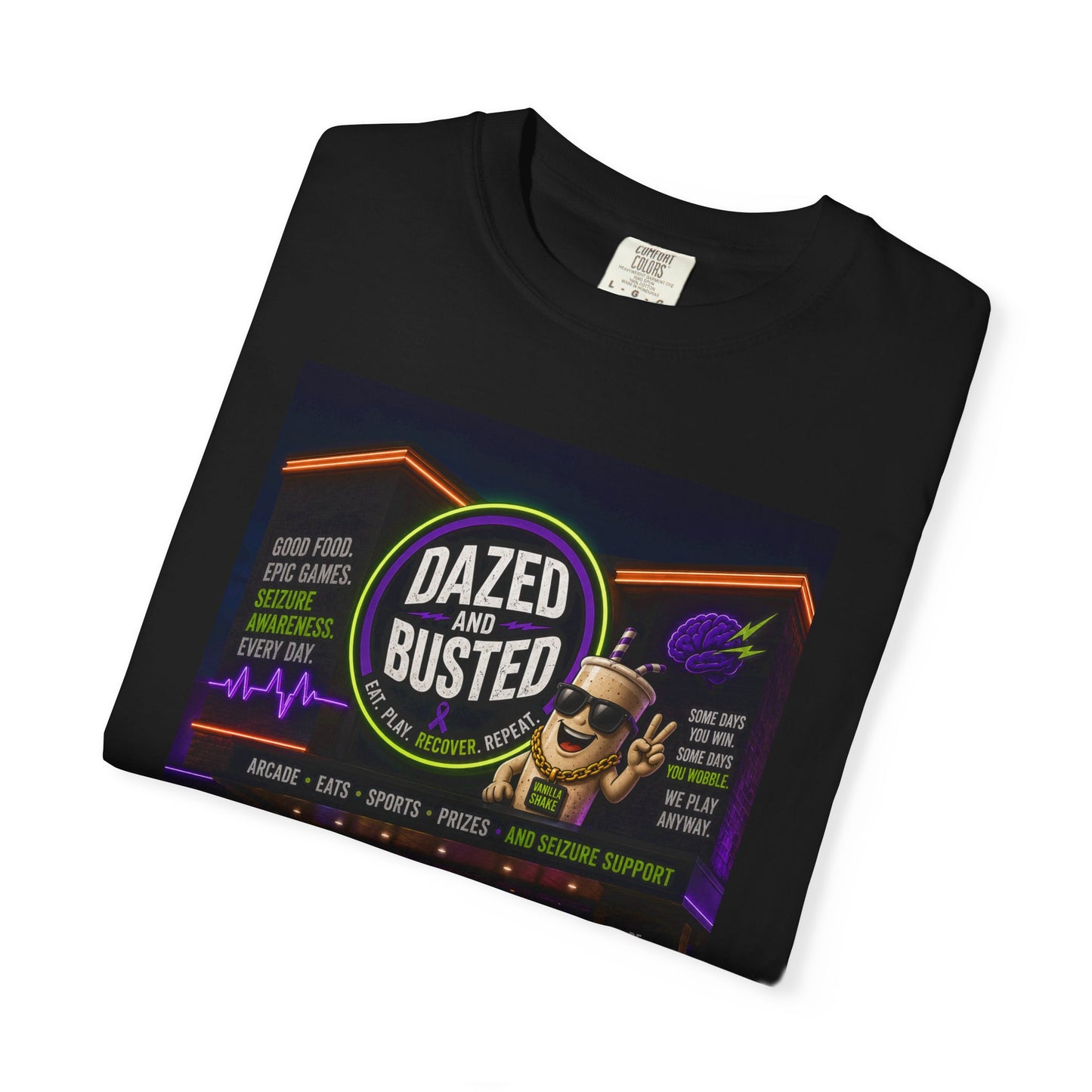 Dazed & Busted Neon Arcade T-Shirt