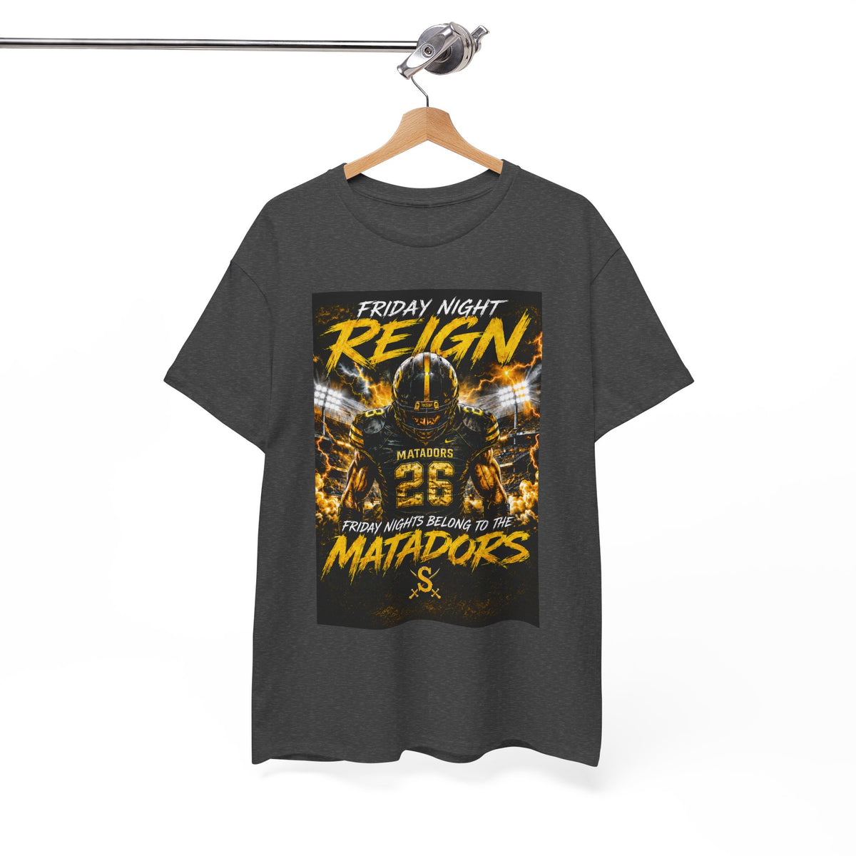 Friday Night Reign Matadors Football T‑Shirt — Team Spirit Game Day Tee