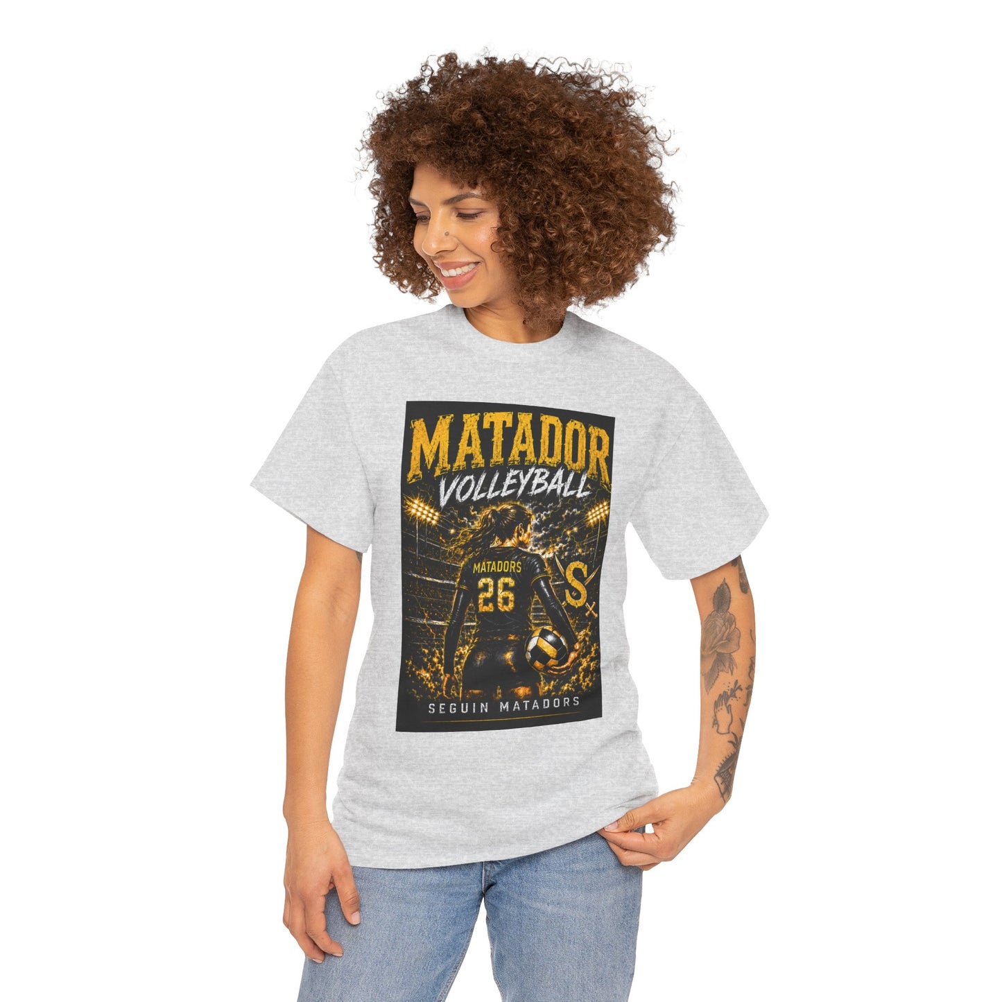 Matador Volleyball Team Tee — Sequoia Matadors Jersey Design