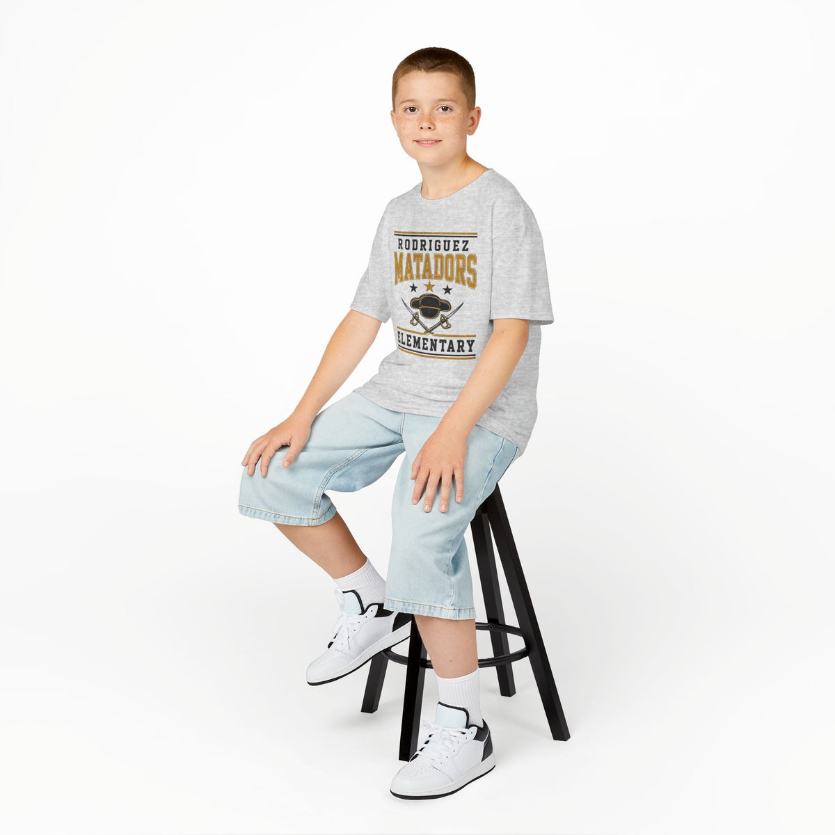 Rodriguez Matadors Elementary Kids T-Shirt — School Spirit Tee