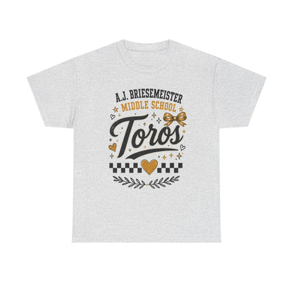 Toros Middle School Tee — L.J. Briesemaster School Spirit Shirt