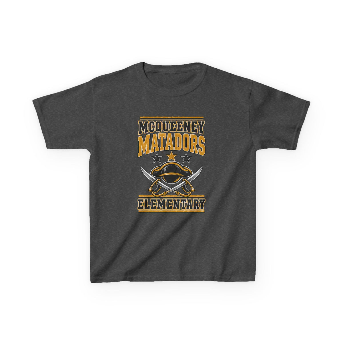 McQueeney Matadors Elementary Kids T-Shirt – School Spirit Tee