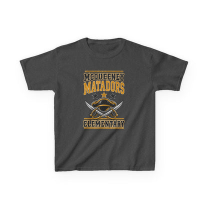 McQueeney Matadors Elementary Kids T-Shirt – School Spirit Tee