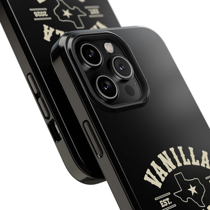 Black w/Ivory Logo lmpact-Resistant Phone Cases