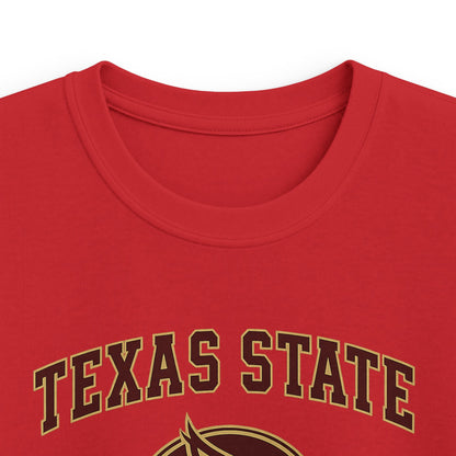 Texas State Bobcats Kids T-Shirt — Retro 1899 College Mascot Tee