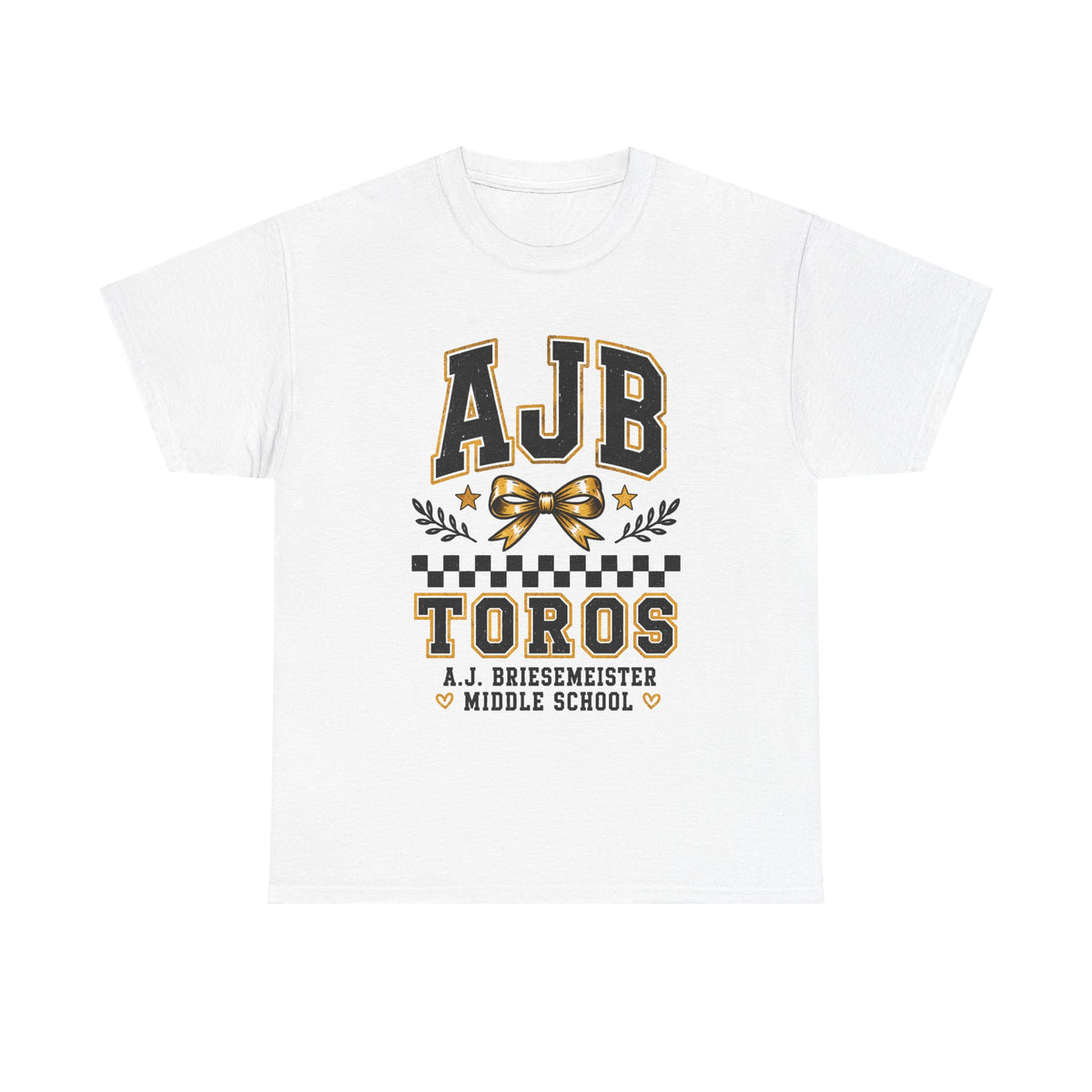 AJB Toros Middle School T-Shirt — AJ Bresemeister School Spirit Tee