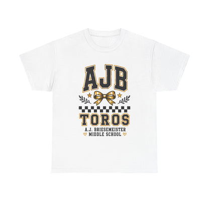 AJB Toros Middle School T-Shirt — AJ Bresemeister School Spirit Tee