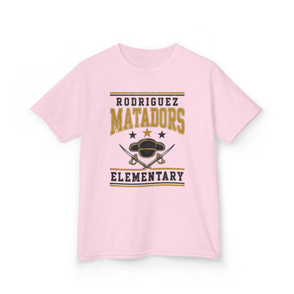 Rodriguez Matadors Elementary Kids T-Shirt — School Spirit Tee