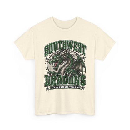 Southwest Dragons T-Shirt — San Antonio Texas Green Dragon Graphic Tee