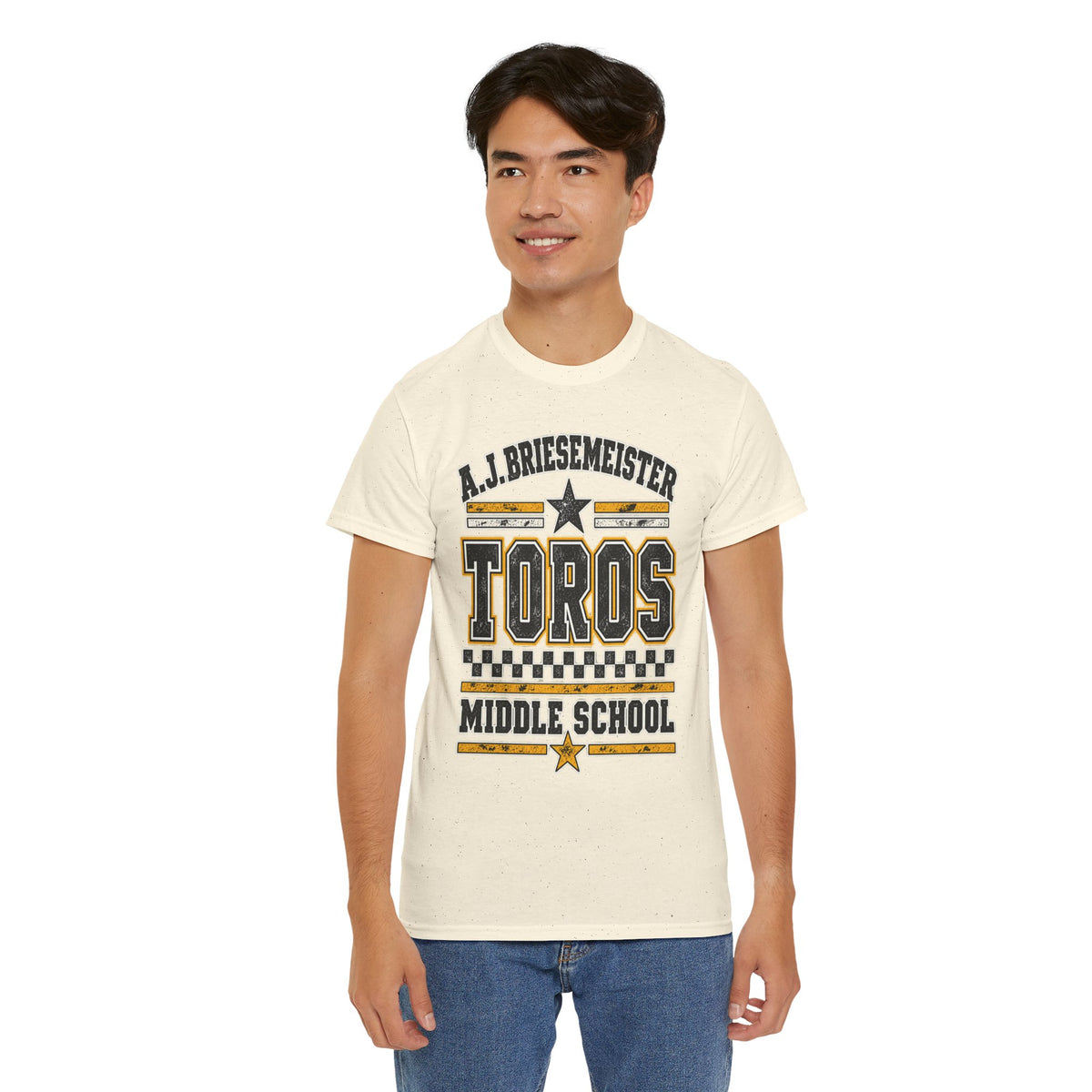 Toros Middle School Tee — A.J. Briesemeister School Spirit T-Shirt