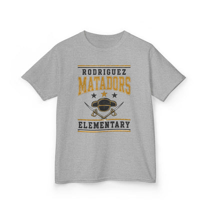Rodriguez Matadors Elementary Kids T-Shirt — School Spirit Tee