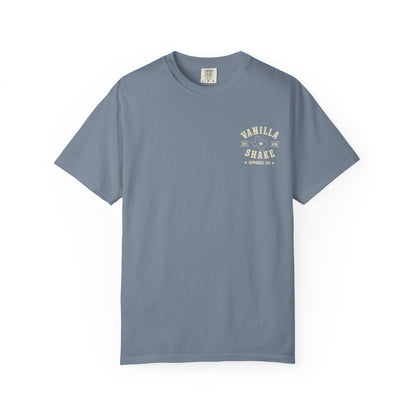 Mr. & Mrs. Shake Logo Unisex Garment-Dyed T-shirt