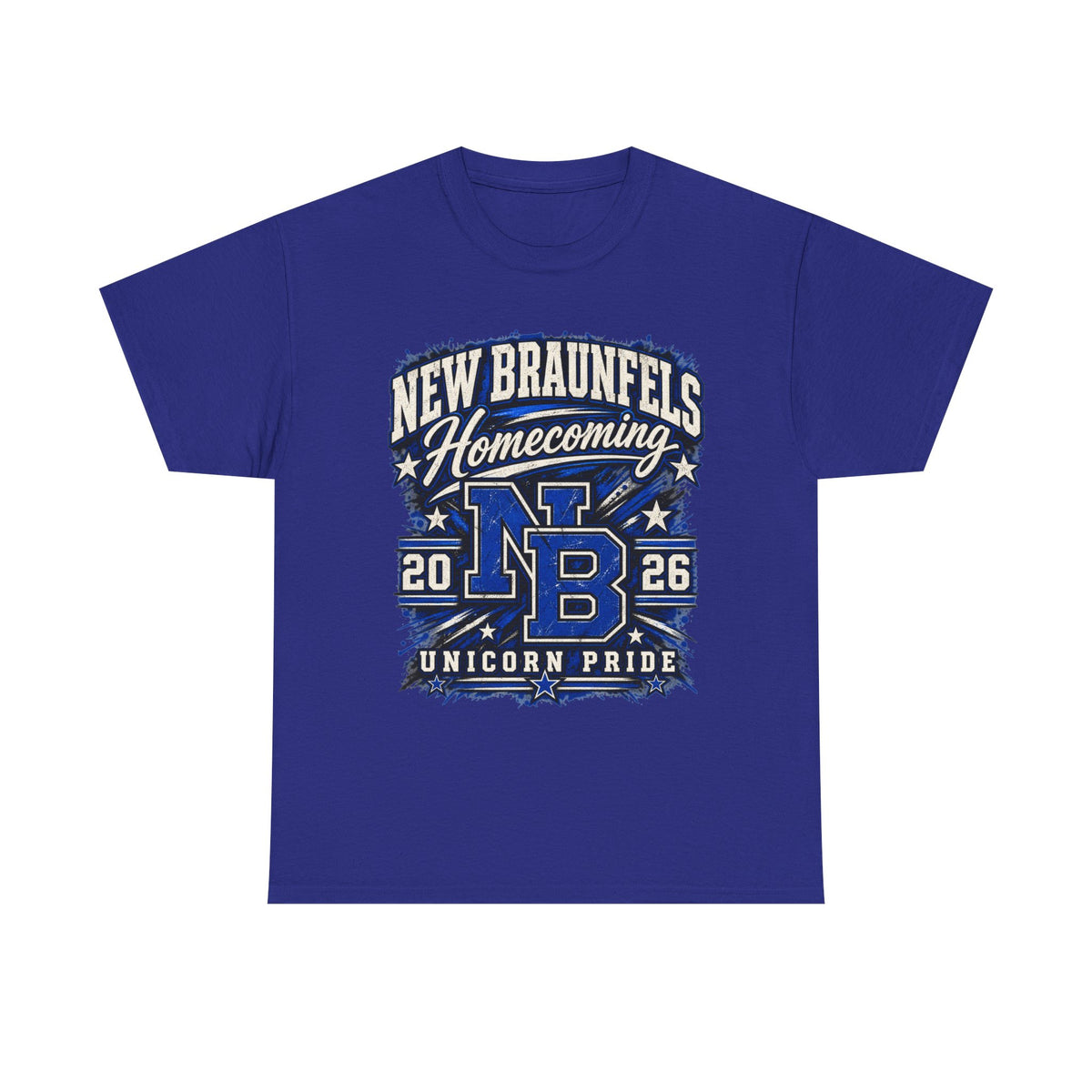 New Braunfels Homecoming 2026 T-Shirt — NB Unicorn Pride School Spirit Tee