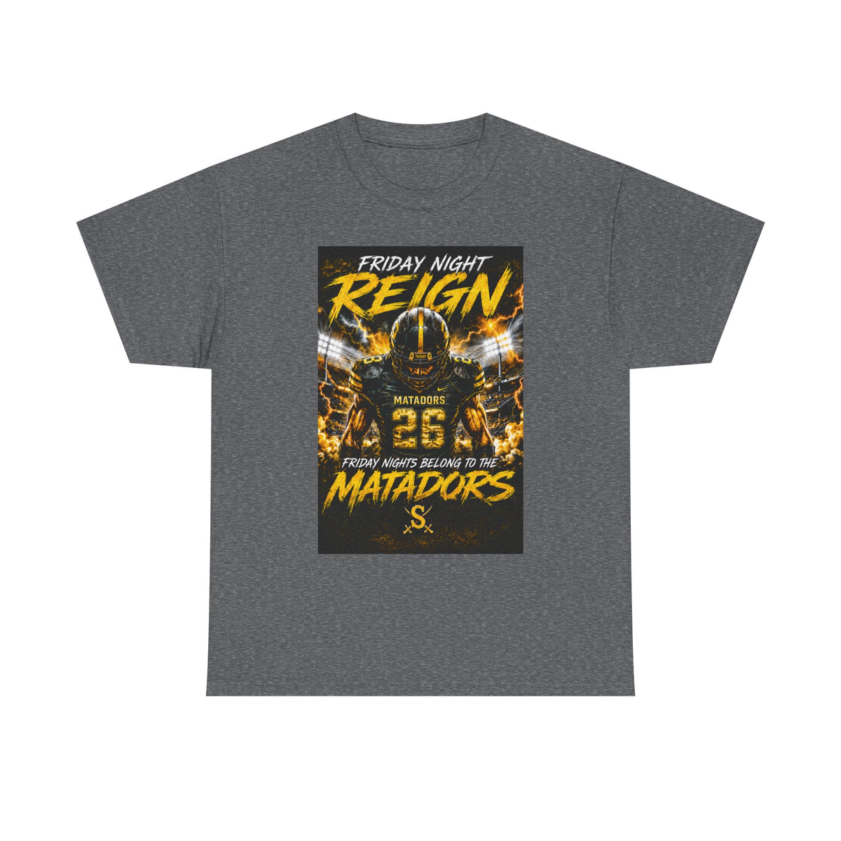 Friday Night Reign Matadors Football T‑Shirt — Team Spirit Game Day Tee