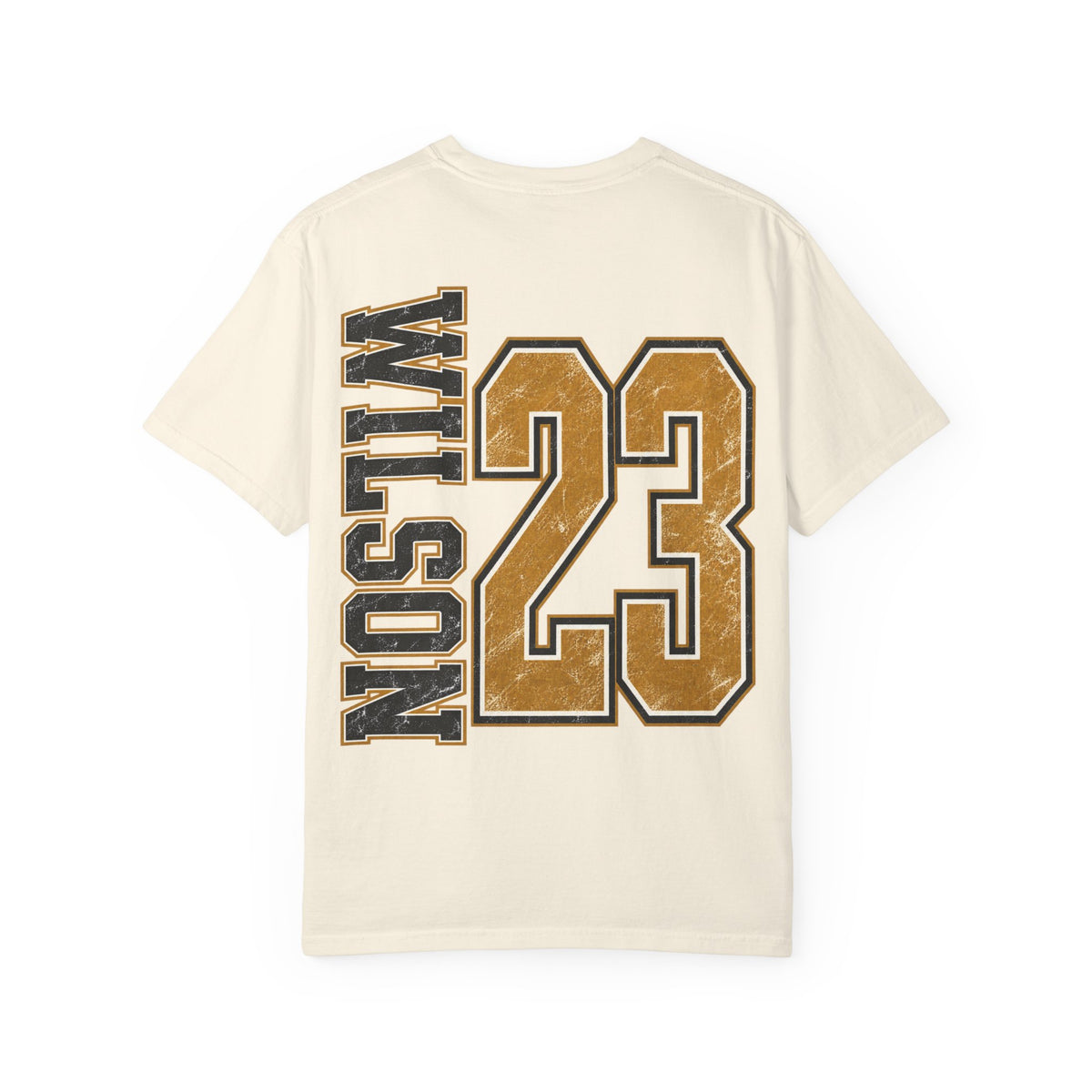 Matadors Seguin Vertical Logo T‑Shirt — Wilson 23 Back Jersey Tee