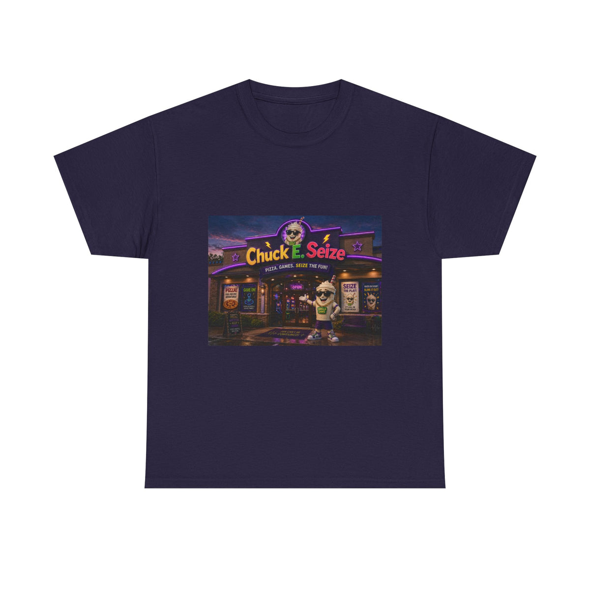 Chuck E. Seize Arcade Night T‑Shirt