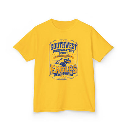 Kids T-Shirt — Southwest Preparatory School Eagles Mascot Tee
