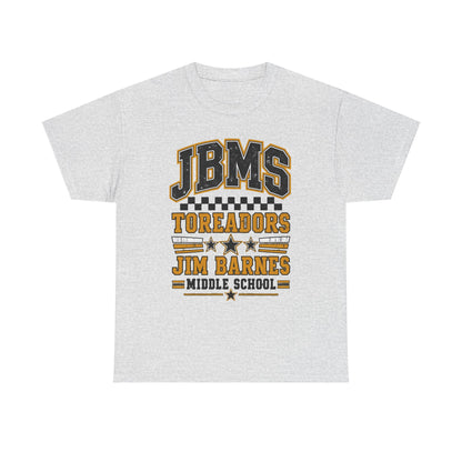 Jim Barnes Middle School Toreadors Tee — JBMS School Spirit T-Shirt