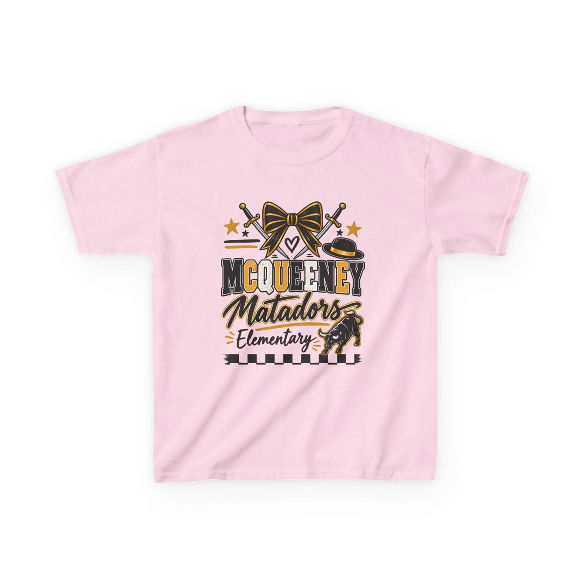 Kids Tee — McQueeny Matadors Elementary School Spirit Shirt