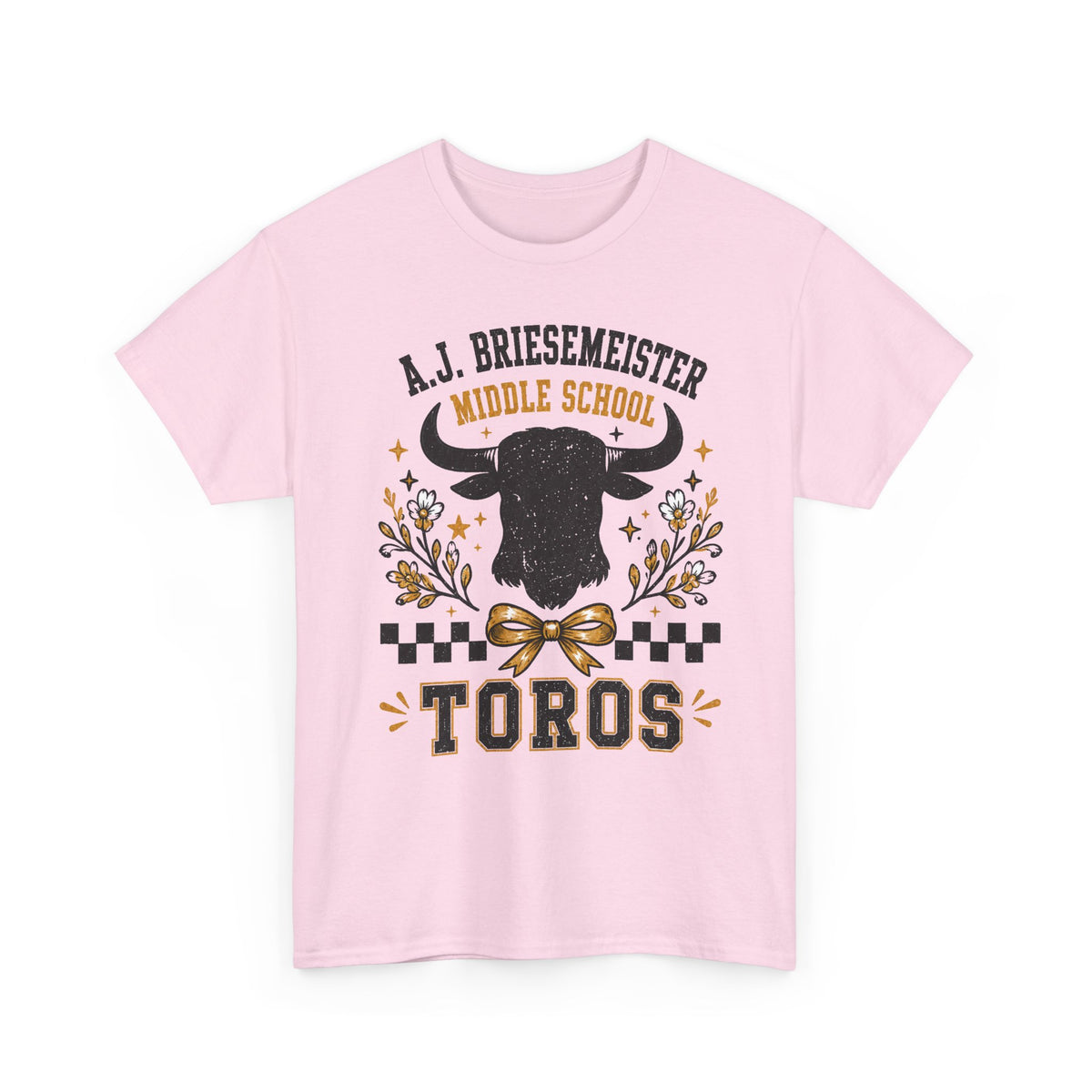 Toros Middle School Tee — A.J. Briesemeister School Spirit T-Shirt
