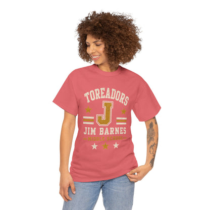 Toreadors Jim Barnes School Letterman Tee — Vintage School Spirit T-Shirt