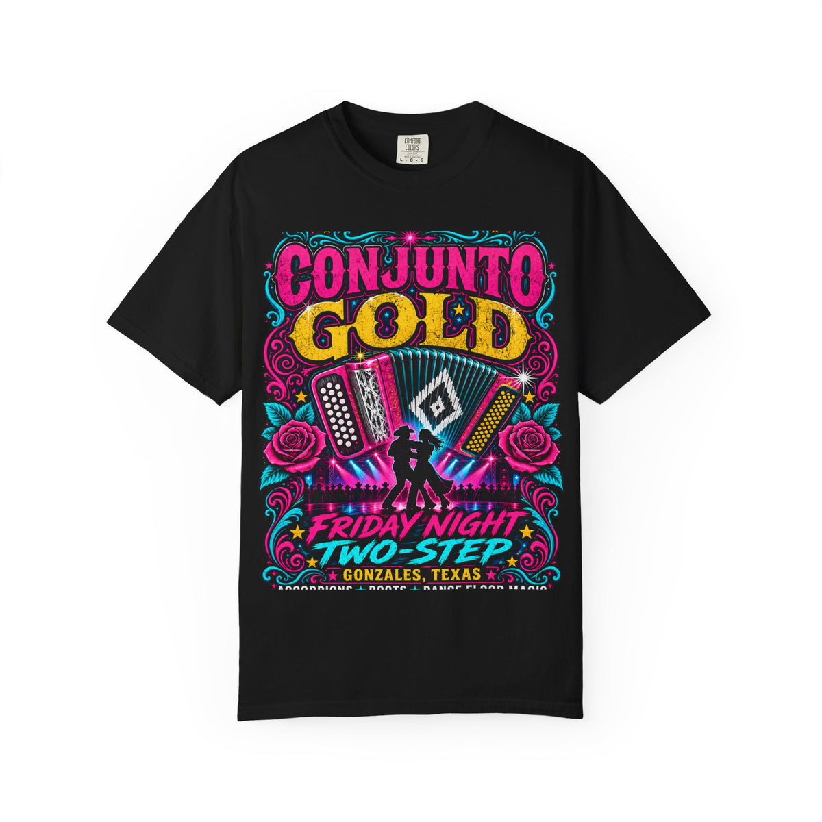 Conjunto Gold Friday Night Two-Step Graphic T-Shirt