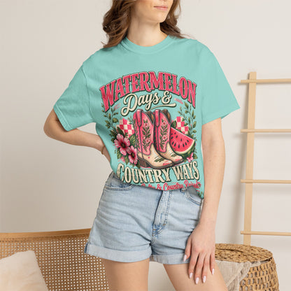 Watermelon Days & Country Ways T-Shirt