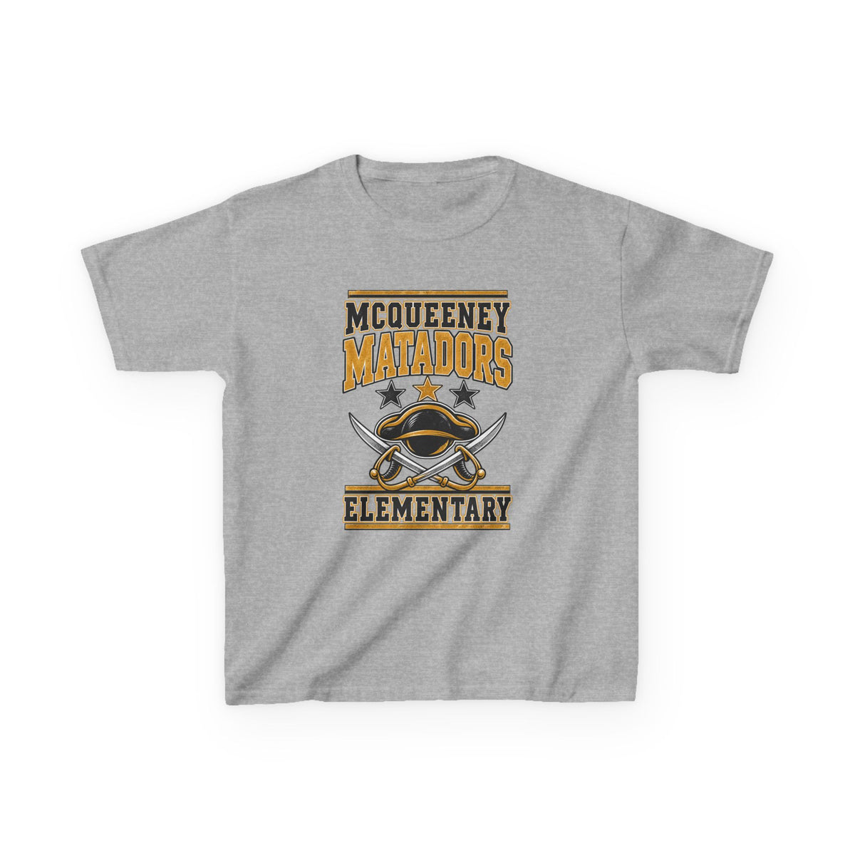 McQueeney Matadors Elementary Kids T-Shirt – School Spirit Tee