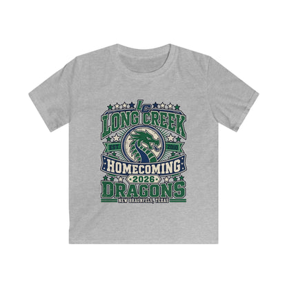 Homecoming Dragons Kids Tee — Long Creek 2026 School Spirit Shirt