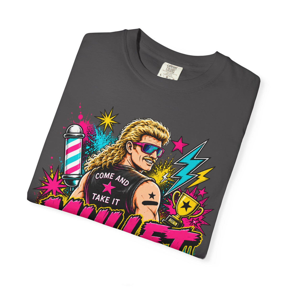 Mullet Championship T-Shirt — "Business in the Front, Party in the Back" Retro Graphic Tee