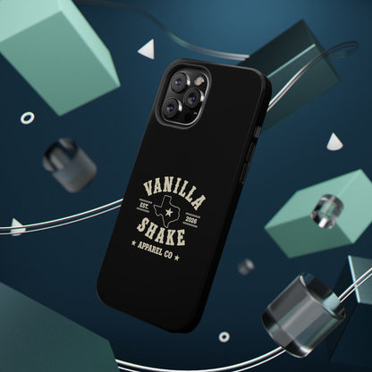Black w/Ivory Logo lmpact-Resistant Phone Cases