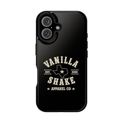 Black w/Ivory Logo lmpact-Resistant Phone Cases