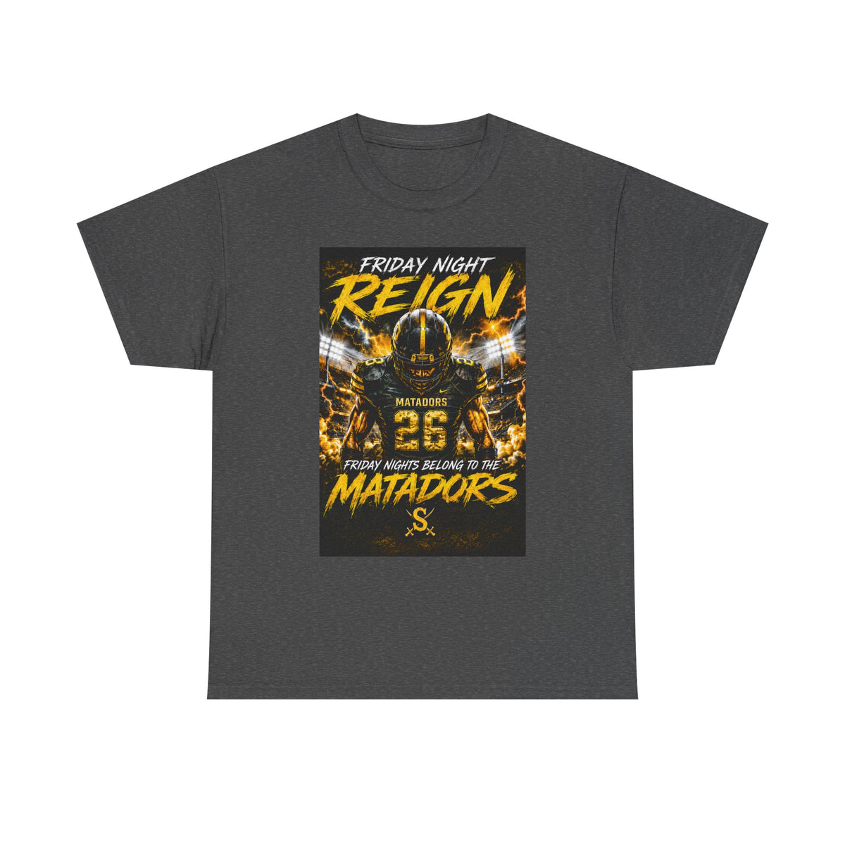 Friday Night Reign Matadors Football T‑Shirt — Team Spirit Game Day Tee