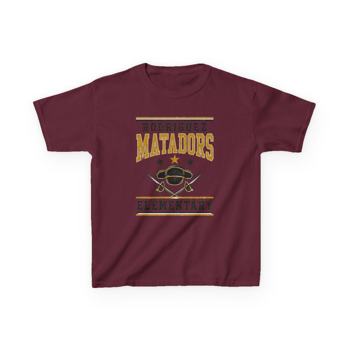 Rodriguez Matadors Elementary Kids T-Shirt — School Spirit Tee