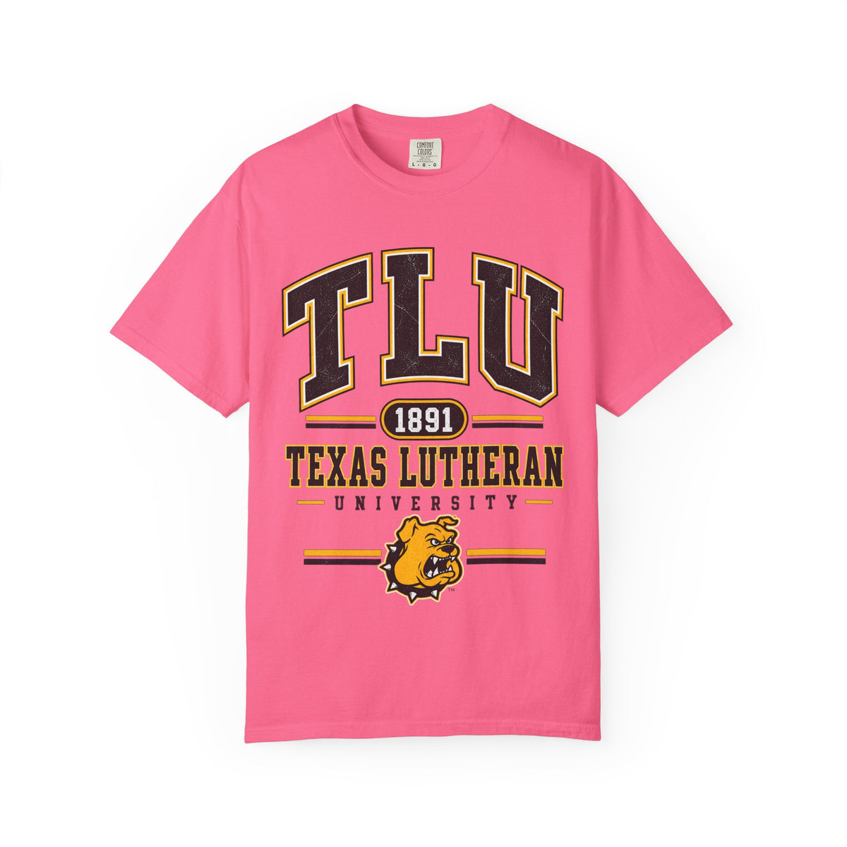 TLU Texas Lutheran University Bulldogs 1891 College T-Shirt