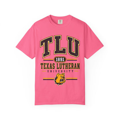 TLU Texas Lutheran University Bulldogs 1891 College T-Shirt