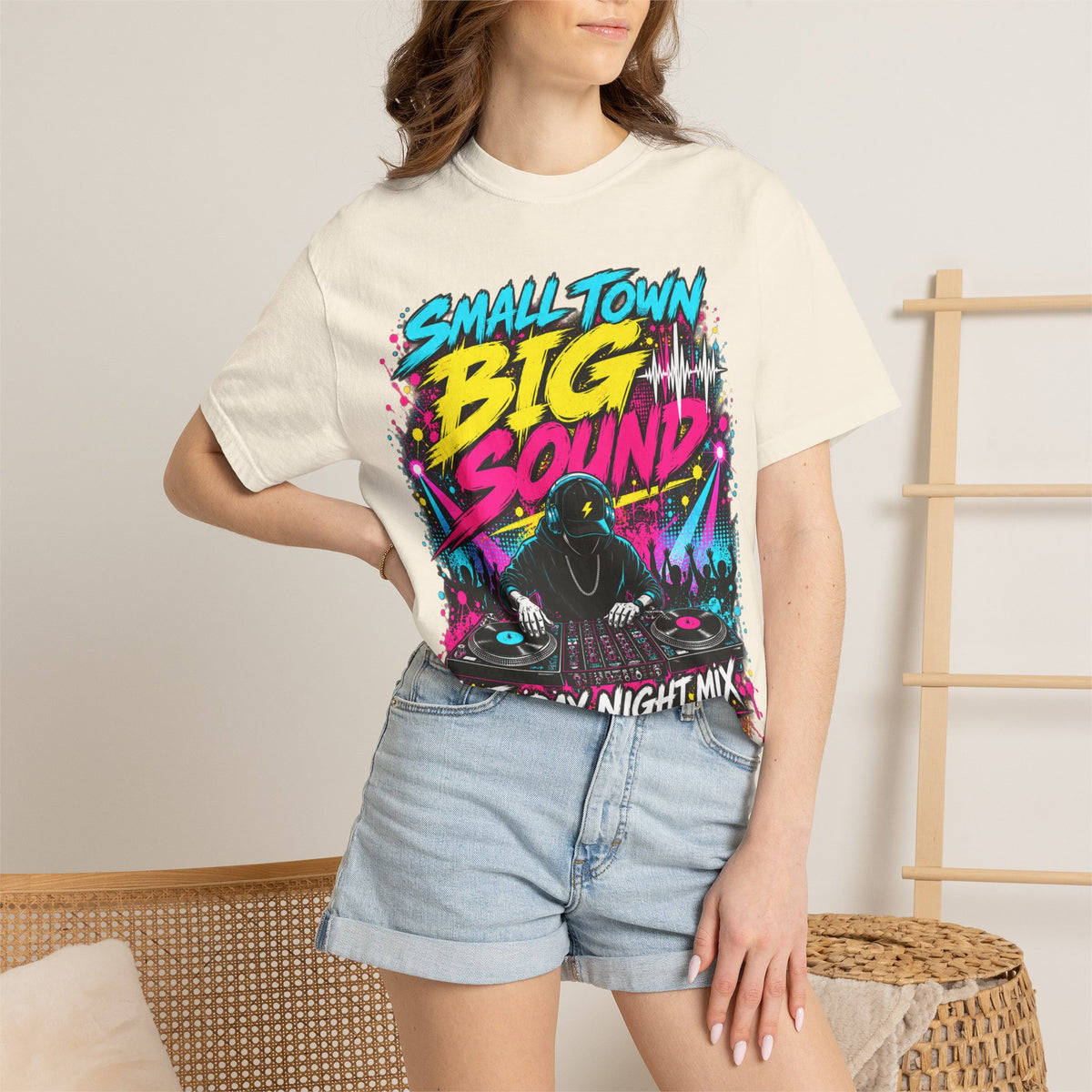 Small Town Big Sound DJ T-Shirt — Friday Night Mix Graphic Tee