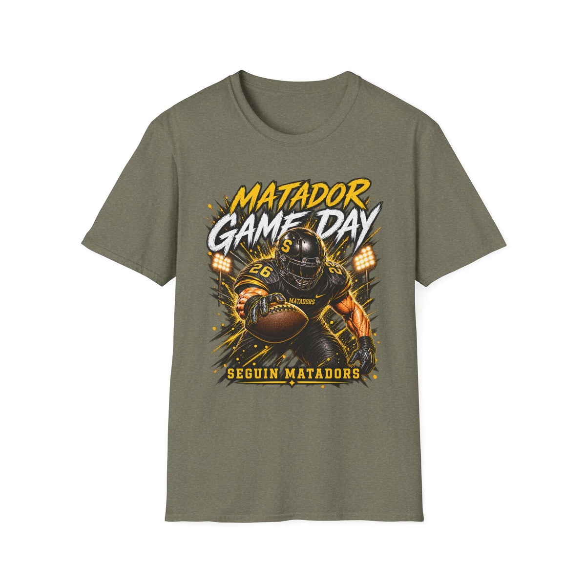 Matador Game Day Football T-Shirt — Seguin Matadors Fan Tee