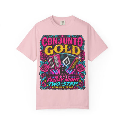 Conjunto Gold Friday Night Two-Step Graphic T-Shirt