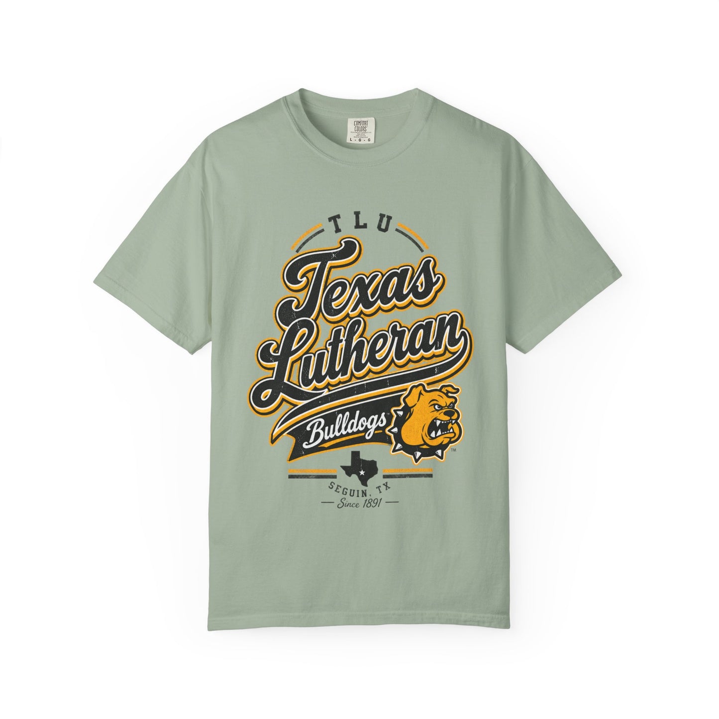 Texas Lutheran Bulldogs Vintage Script T-Shirt