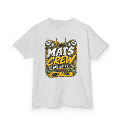 Kids Tee — "Mats Crew Big Spirit Hoco 2026" Football Crewneck