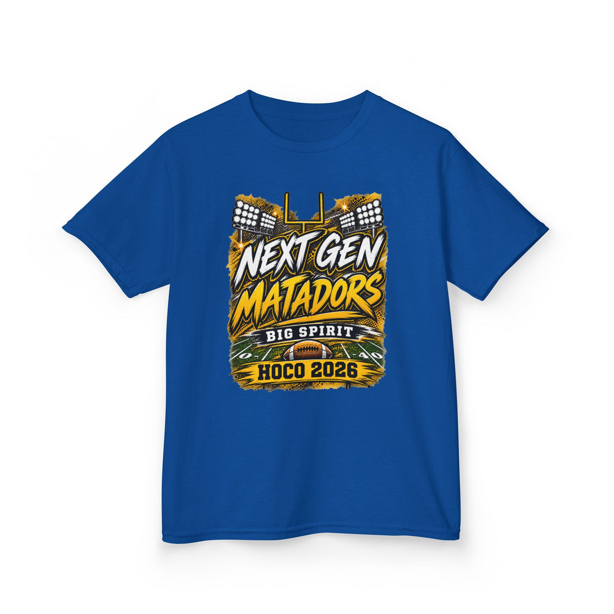 Kids Tee — "Next Gen Matadors" HOCO 2026 Big Spirit School Spirit Shirt
